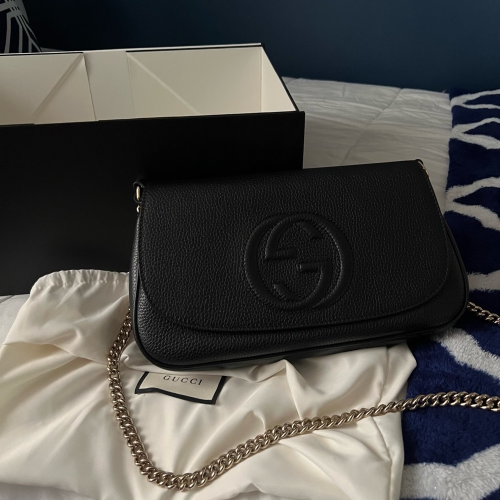 Gucci Soho Flap Shoulder Bag